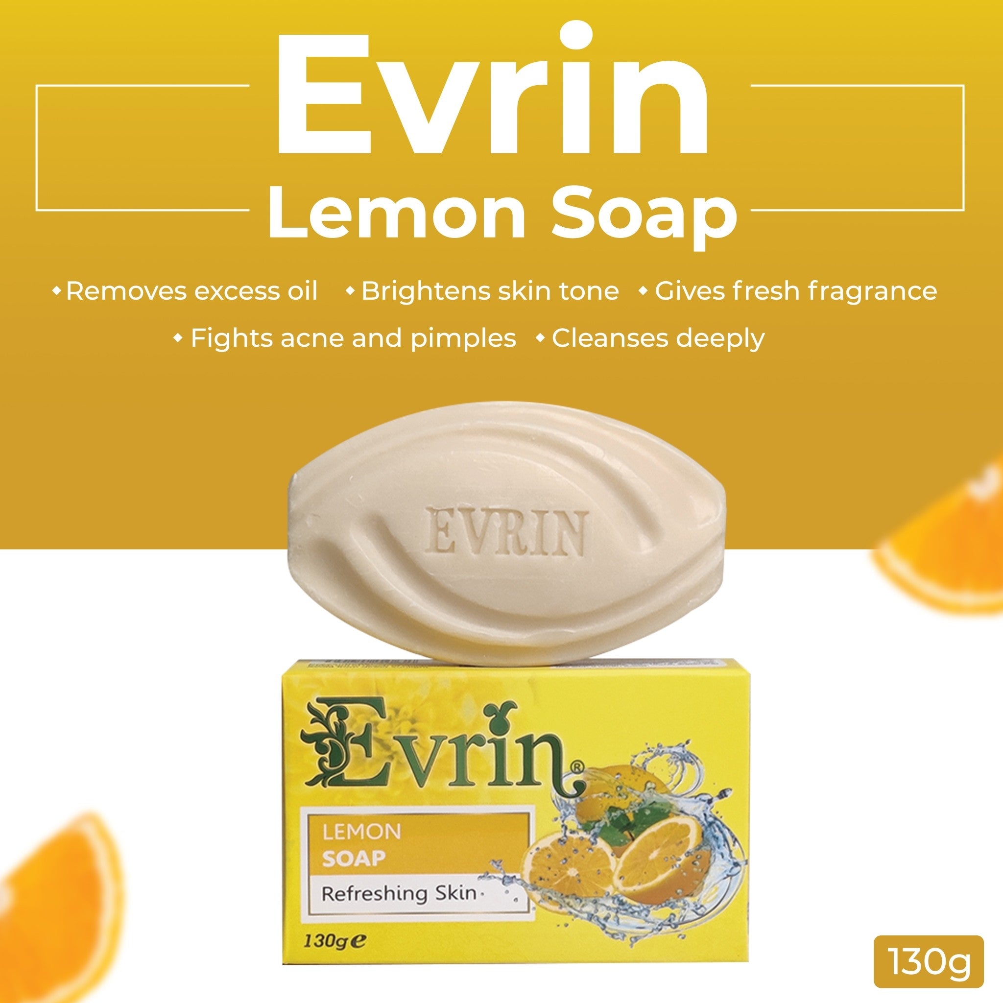 Evrin® Lemon Soap – Refreshing Skin